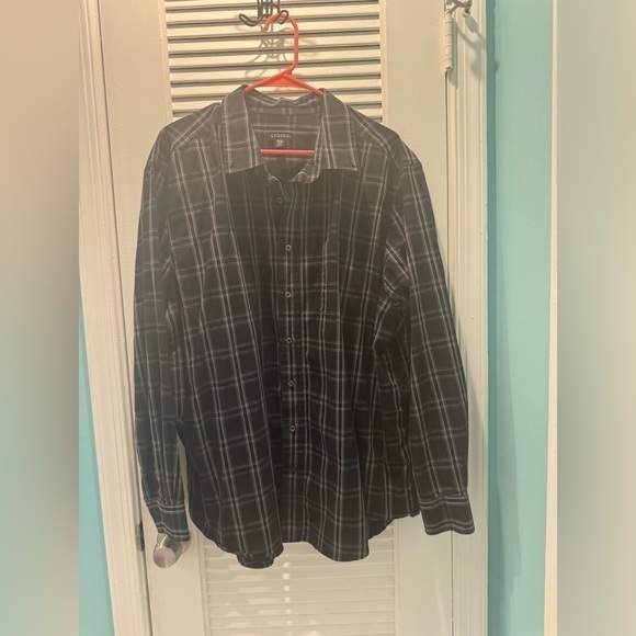 George Other - men’s plaid button down